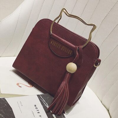 Малка чантичка Vela Wine Red