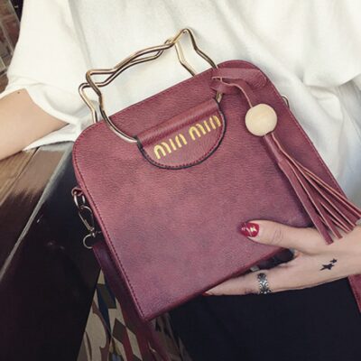 Малка чантичка Vela Wine Red
