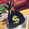 Малка чанта Black Money Bag