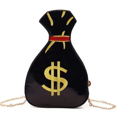 Малка чанта Black Money Bag