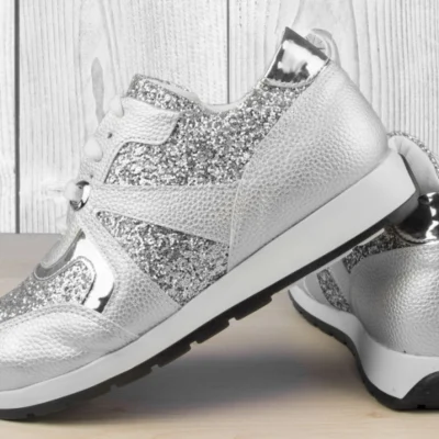 Дамски обувки Silver Disco Ball