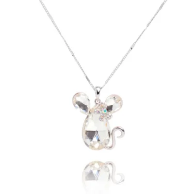 Колие Crystal Mouse