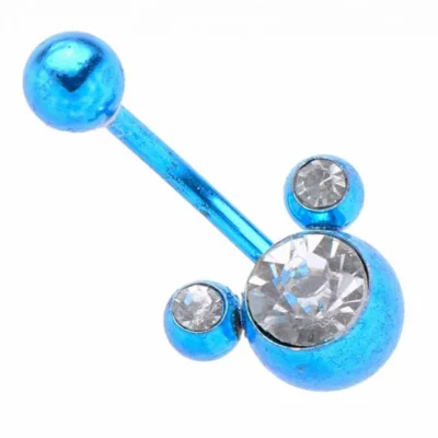 Обеца за пъп L.Blue Mickey