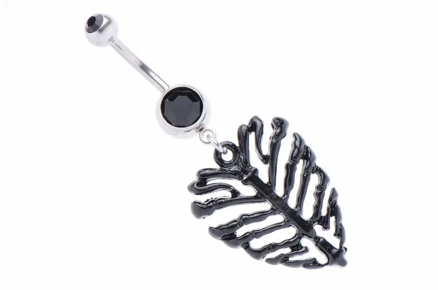 Обеца за пъп Black Leaf Обеца за пъп Black Leaf