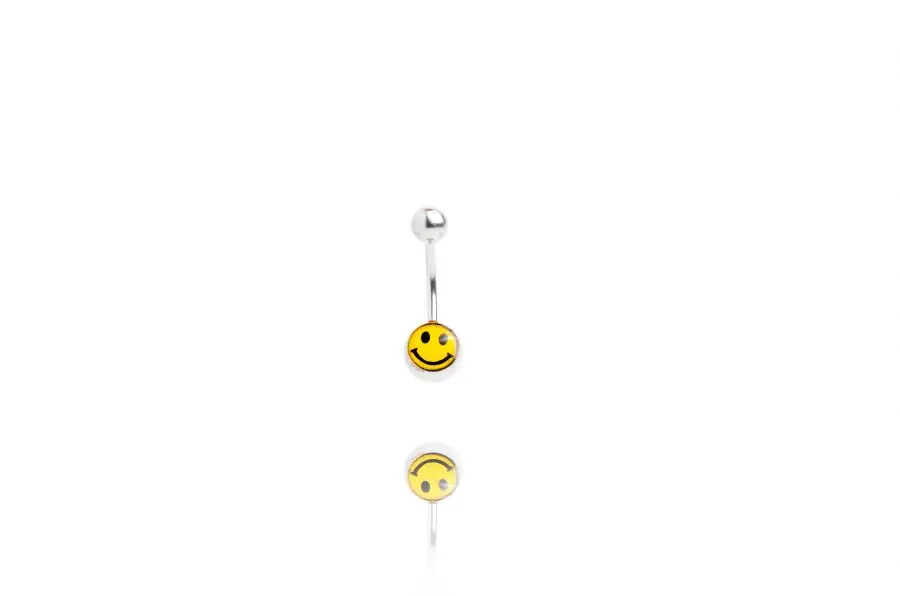 Обеца за пъп Smile Обеца за пъп Smile - снимка 2