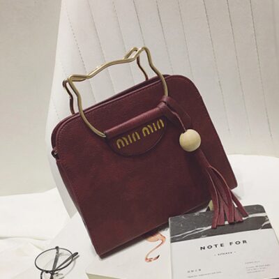 Малка чантичка Vela Wine Red