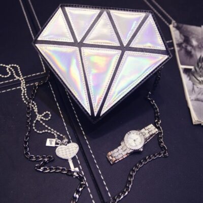 Малка чанта Silver Diamond