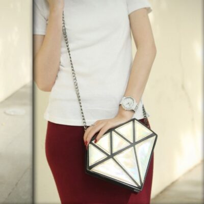 Малка чанта Silver Diamond