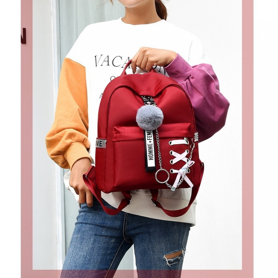 Дамска раница Koti Red Дамска раница Koti Red - снимка 5
