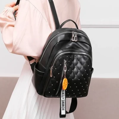 Дамска раница Black Orange