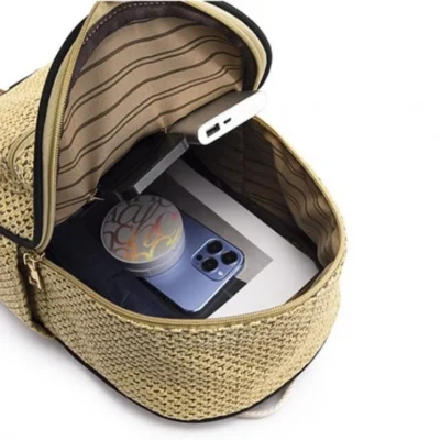 Дамска раница Wicker Beige