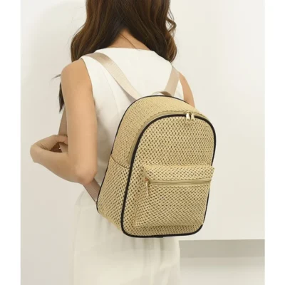 Дамска раница Wicker Beige