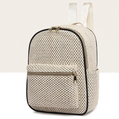 Дамска раница Wicker White