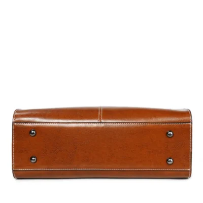 Дамска чанта Естествена кожа Brown 1001