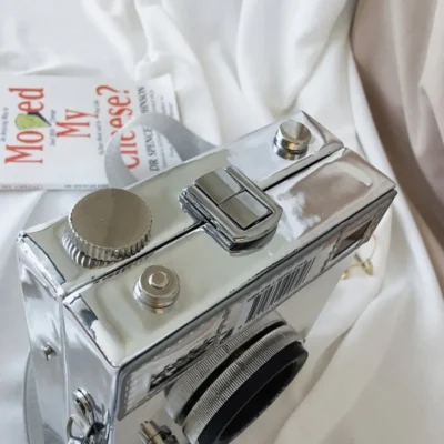 Малка чантичка Camera Silver