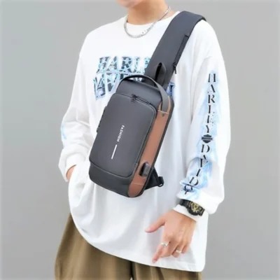 Мъжка чанта Fashion Grey