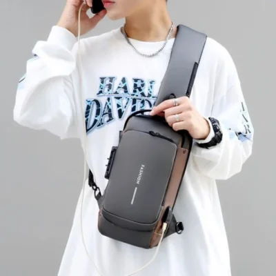 Мъжка чанта Fashion Grey