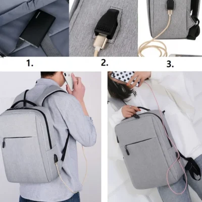 Раница за лаптоп и пътуване 928 Grey