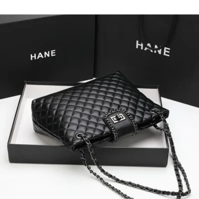 Дамска чанта от естествена кожа Black 1220