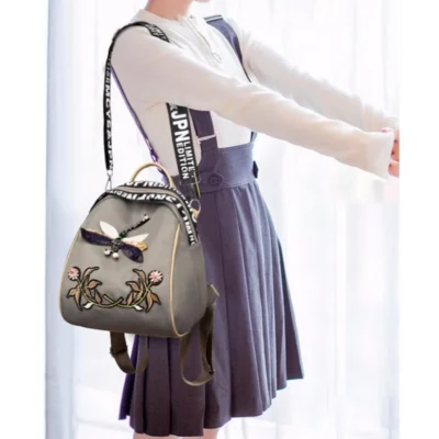 Дамска чанта раница 2в1 Seahorse Khaki