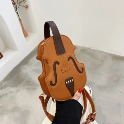 Дамска чанта раница Brown Violin
