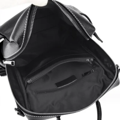 Дамска чанта-раница от естествена кожа Black 1229