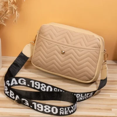 Дамска чанта с висящо портмоне Beige