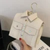 Малка дамска чанта Beige Jacket - бежова