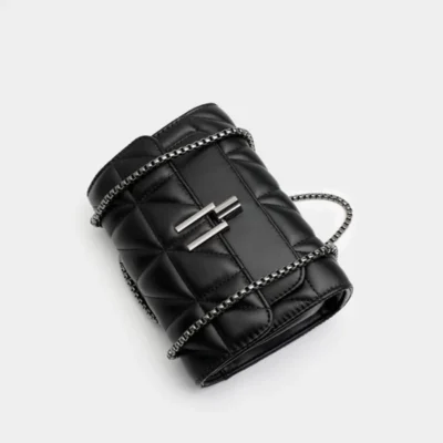 Малка дамска чанта Black Eleonore