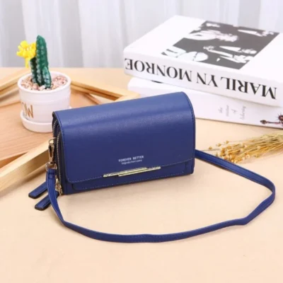 Малка дамска чанта Blue Better - синя
