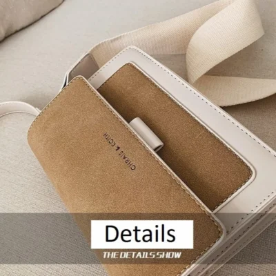 Малка дамска чанта Clarina Beige and Brown