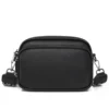 Малка дамска чанта от естествена кожа Black 1225