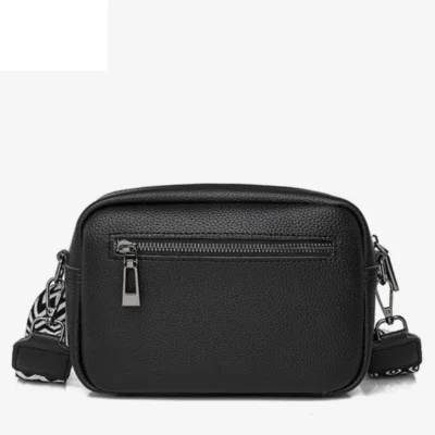 Малка дамска чанта от естествена кожа Black 1225