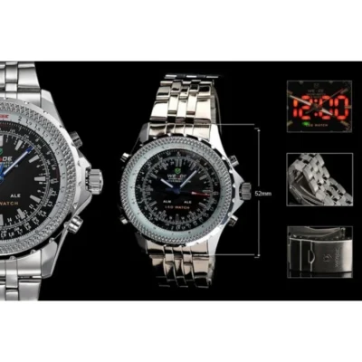 Мъжки часовник Weide Aviator Black