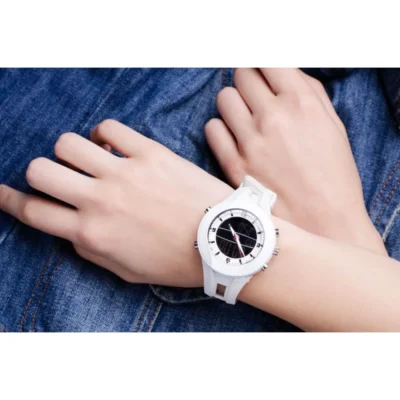 Унисекс часовник Fucda Dual White
