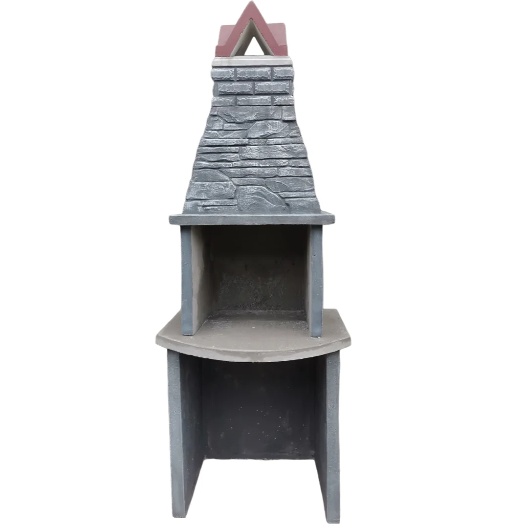 betonno-gradinsko-barbekyu-ot-beton-lora-v-sivo-s-byalo-2.webp Градинско бетонно барбекю за двор Lora в сиво с бяло - снимка 6